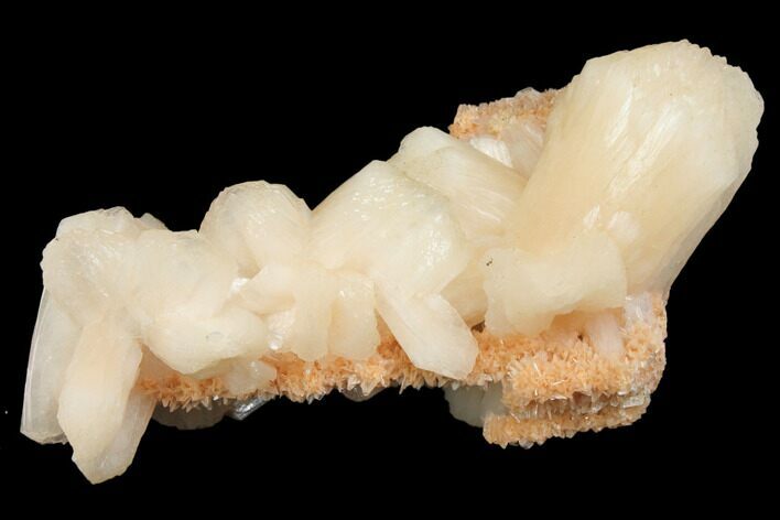 Peach Stilbite Crystal Cluster - India #147373